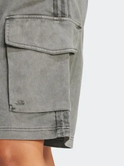 Women adidas Originals Shorts-Washed Cargo Twill Jorts