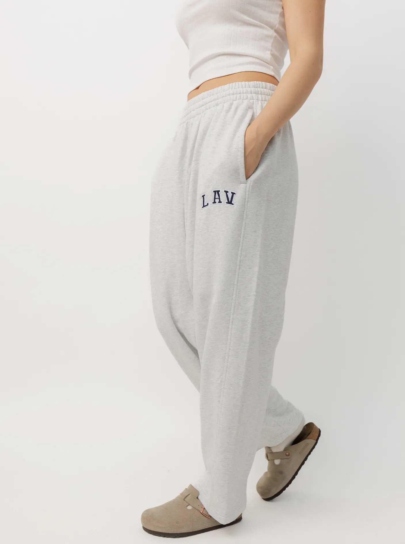 LAV Pants & Sweats-Wide Leg Sweatpant