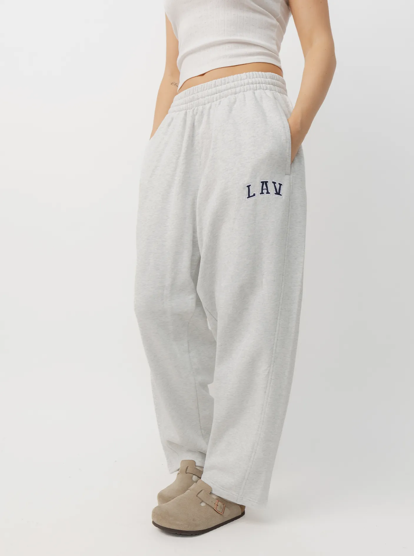 LAV Pants & Sweats-Wide Leg Sweatpant