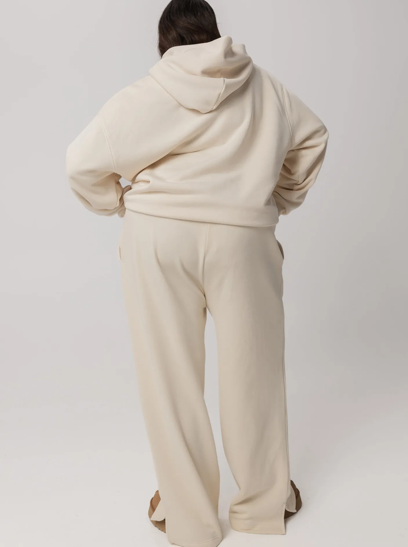 Women Taylor Sport Pants|Pants & Sweats-Wide Leg Sweats in Vanilla