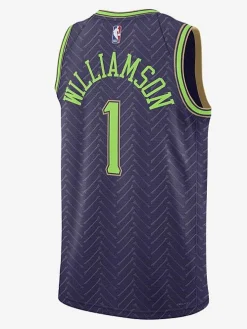 Nike Nba Jerseys|Tees & Singlets-Zion Williamson New Orleans Pelicans 2024/25 City Edition Jersey