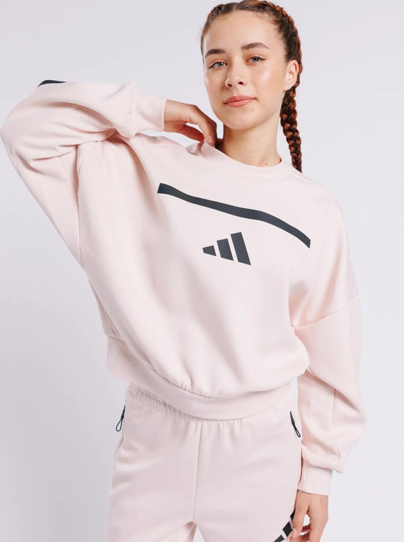 Women adidas Sportswear Hoodies & Crews-Z.N.E. Sweatshirt